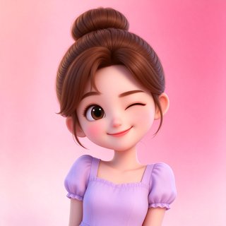 俏皮甜心人设鹿鹿的灵动头像
